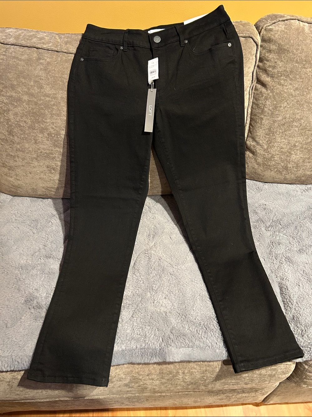 LOFT Black Boot Cut Jeans — Women's